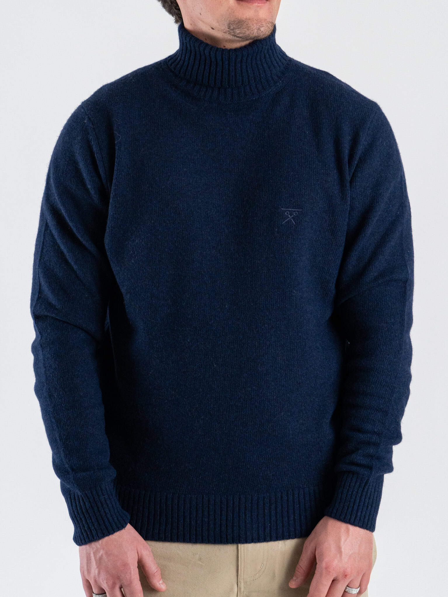 BERNA Dolcevita regular misto lana LAMBSWOOL 233037 Inchiostro