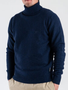 BERNA Dolcevita regular misto lana LAMBSWOOL 233037 Inchiostro3