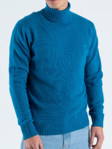 BERNA Dolcevita regular misto lana LAMBSWOOL 233037 Turchese (3)