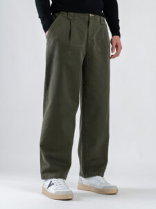 BL11 Pantalone modello japan con pence 05BL2573162 Militare6