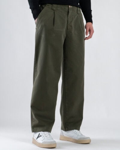BL11 Pantalone comodo in cotone modello japan 05BL2573162 Militare