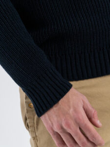 ESTASI Maglione girocollo costa inglese ALCARAZ Blu (3)