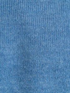 ESTASI Maglione girocollo crop misto lana FEDERER Cielo (8)