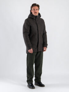 GIANNI LUPO Cappotto con imbottitura e cappuccio removibile GL362R Brown2