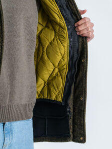 GIANNI LUPO Cappotto regular misto lana con imbottitura e cappuccio removibile GL362R Military (4)