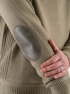 GIANNI LUPO Maglione regular con mezza tip e toppe GL35252 Camel6