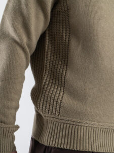 GIANNI LUPO Maglione regular con mezza tip e toppe GL35252 Camel7