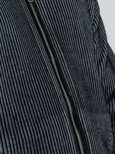 GIANNI LUPO Maglione regular misto lana con colletto, zip intera e tasche GL35260 Black6