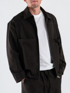 IMPERIAL Giacchetta over in poliviscosa con zip e tasconi frontali C1Q4KXV Moro2