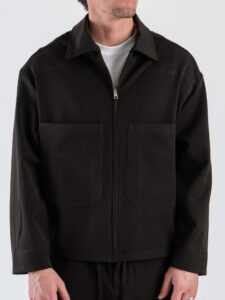 IMPERIAL Giacchetta over in poliviscosa con zip e tasconi frontali C1Q4KXV Moro3