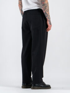 IMPERIAL Pantalone a gamba mobida in poliviscosa con coulisse in vita PE70KXW Nero5