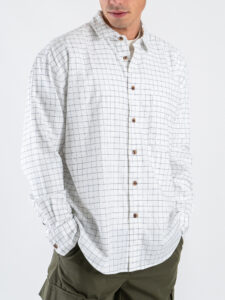 ONLY&SONS Camicia a quadri in flanella con taschino BARNEY 22034637 EgretJet balck (1)