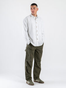 ONLY&SONS Camicia a quadri in flanella con taschino BARNEY 22034637 EgretJet balck