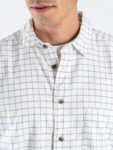 ONLY&SONS Camicia a quadri in flanella con taschino BARNEY 22034637 EgretJet balck (3)