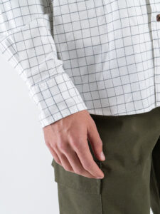 ONLY&SONS Camicia a quadri in flanella con taschino BARNEY 22034637 EgretJet balck (5)