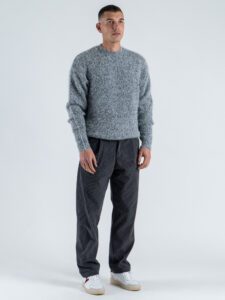 ONLY&SONS Maglione comodo girocollo misto alpaca NOAH 22035804 Medium Grey Melange (2)