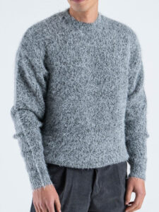 ONLY&SONS Maglione comodo girocollo misto alpaca NOAH 22035804 Medium Grey Melange (3)