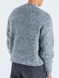 ONLY&SONS Maglione comodo girocollo misto alpaca NOAH 22035804 Medium Grey Melange (5)