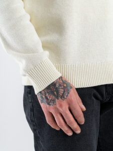 ONLY&SONS Maglione con colleto HOPE 22034698 Egret (5)