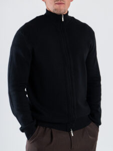 ONLY&SONS Maglione con collo a lupetto e zip COOPER 22035017 Black2