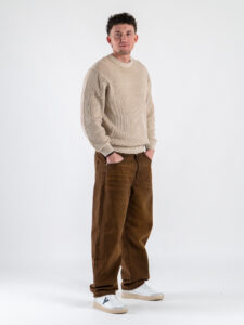 ONLY&SONS Maglione girocollo a costine ROSU 22031545 Silver Lining (2)