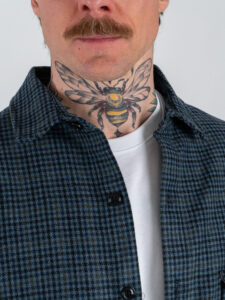 Camicia crop over in misto lana fantasia pied de poule 002 (5)