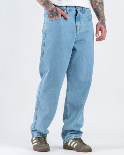 ESTASI Jeans baggy fit senza rotture RONALDINHO Azzurro