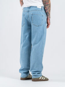 ESTASI Jeans baggy fit senza rotture RONALDINHO Azzurro (5)