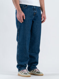 ESTASI Jeans senza rotture baggy fit RONALDINHO Blu1