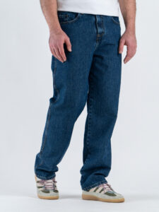 ESTASI Jeans senza rotture baggy fit RONALDINHO Blu2