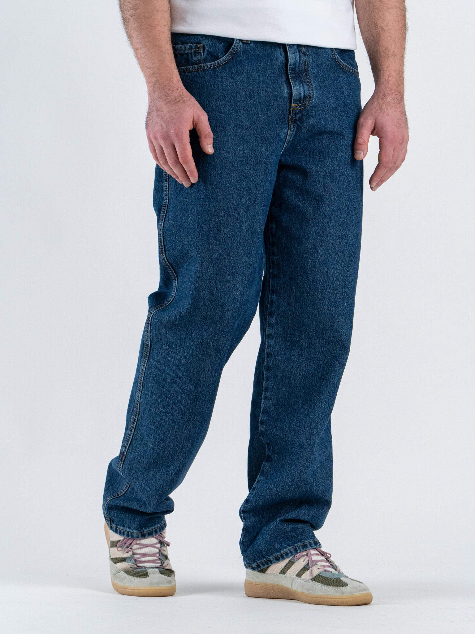 ESTASI Jeans baggy fit senza rotture RONALDINHO Blu