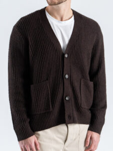 ONLY&SONS Cardigan over a coste in misto lana FRAME 22033787 Demitasse (1)
