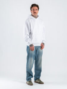 ONLY&SONS Felpa cappuccio over felpata 22036786 Super Light Grey Melange (2)