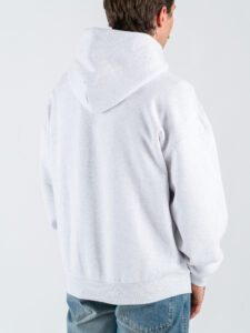 ONLY&SONS Felpa cappuccio over felpata 22036786 Super Light Grey Melange (5)