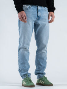 ONLY&SONS Jeans gamba dritta YOKE Tapered 22029684 Light Blue Denim (1)