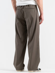 Abito intero regular con giacca over a un petto e mezzo + Pantalone gamba larga BARI Fango (10)