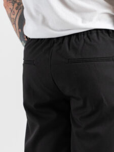 Abito intero regular con giacca over a un petto e mezzo + Pantalone gamba larga BARI Nero (12)