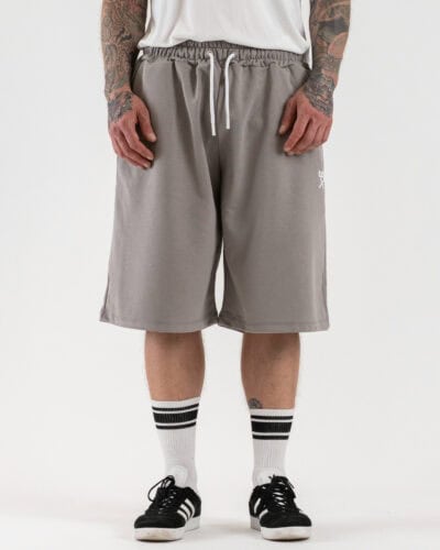 BERNA Bermuda baggy in felpa garzato 261055 Ferro