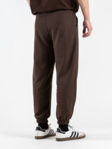 BERNA Pantalone tuta in cotone leggero con polsini 261058 Moro (4)