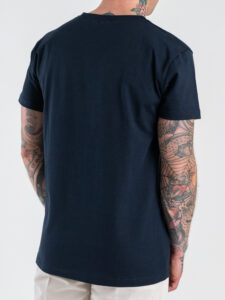 BERNA T-shirt regular in cotone con logo sul cuore 261062 Blu (5)