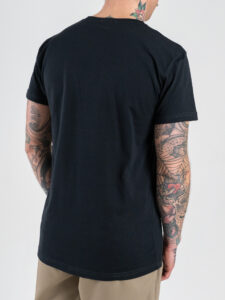 BERNA T-shirt regular in cotone con logo sul cuore 261062 Iron Grey (5)