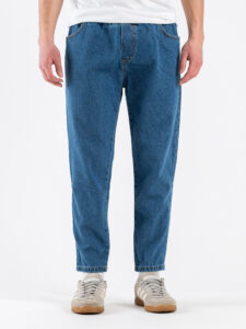 ESTASI Jeans regular cropped senza rotture con coulisse NEYMAR Blu Jeans (2)