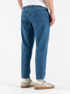 ESTASI Jeans regular cropped senza rotture con coulisse NEYMAR Blu Jeans (5)