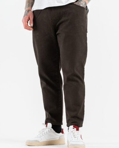 ESTASI Jeans regular cropped senza rotture con coulisse NEYMAR Moro