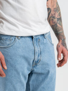 GIANNI LUPO Jeans loose fit liscio GL6396Q Azzurro Chiarissimo (4)