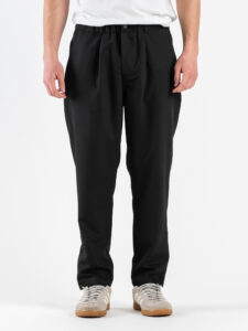 GIANNI LUPO Pantalone cropped da coordinato leggero con elastico in vita GL004LT Black (1)