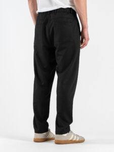 GIANNI LUPO Pantalone cropped da coordinato leggero con elastico in vita GL004LT Black (4)