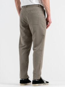 GIANNI LUPO Pantalone cropped da coordinato leggero con elastico in vita GL004LT Green (3)