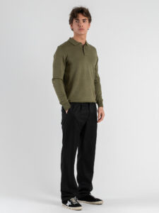 GIANNI LUPO Polo regular in viscosa GL33762 Military (1)