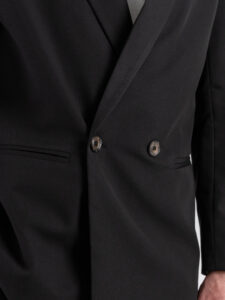 IMPERIAL Giacca over un petto e mezzo JZ1MLBQ Nero (5)